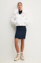 Péřová bunda Tommy Jeans DW0DW18609 bílá AW24