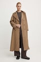 Лляний жилет Day Birger et Mikkelsen Enid - Casual Linen Stripe DAY65243328 коричневий AW24
