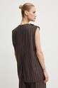 Odzież Day Birger et Mikkelsen kamizelka lniana Enid - Casual Linen Stripe DAY65243328 brązowy