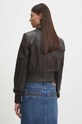 Oblečenie Kožená bunda Remain Short Bomber Jacket 501933493 hnedá
