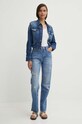 Pepe Jeans kurtka jeansowa CROPPED JACKET PL402431HV3 granatowy AW24