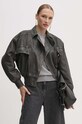 Джинсова куртка Elisabetta Franchi BJ31I46E2 сірий