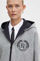 Elisabetta Franchi geaca de lana gri GB00146E2