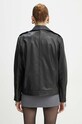 Îmbrăcăminte Elisabetta Franchi geaca ramones de piele GD42Z46E2 negru