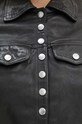 Kožna jakna The Kooples FCUI29002K crna