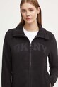 Fleecová mikina Dkny čierna DP4J9479
