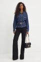 Luisa Spagnoli geacă din denim SCERIFFO 541262 bleumarin AW24