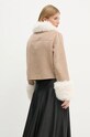 Vunena jakna The Kooples FBLO29012K bež AW24