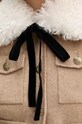 Vunena jakna The Kooples FBLO29012K bež