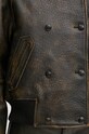 Δερμάτινο μπουφάν The Kooples FCUI29010K καφέ