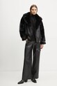 Jakna The Kooples FFOU29002K crna AW24