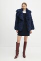 Luisa Spagnoli geaca de lana 58556 bleumarin AW24