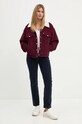 Τζιν μπουφάν Levi's A4435 μπορντό AW24