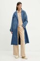 Levi's płaszcz jeansowy A8976 granatowy AW24