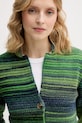 United Colors of Benetton kardigan z dodatkiem wełny zielony 105CD6880