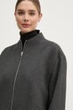 United Colors of Benetton kurtka wełniana 2O9VDN004 szary
