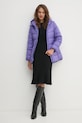 United Colors of Benetton kurtka puchowa 2NIWDN06X fioletowy NC24