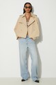 Μπουφάν Kenzo Short Kimono Trench χωρίς μόνωση μπεζ FE62MA2189OI.11