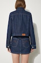 Odzież Kenzo kurtka jeansowa Trucker Jacket Stripped FE62DV2456F2.DD niebieski