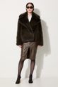 Kenzo jacket Short Fake Fur Blouson FE62BL1869FP.90 black AW24