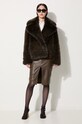 Яке Kenzo Short Fake Fur Blouson FE62BL1869FP.90 черен AW24