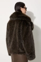 Odzież Kenzo kurtka Short Fake Fur Blouson FE62BL1869FP.90 czarny