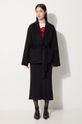 Kenzo wool jacket Double Face Workwear Jacket FE62VE2559WA.99 black AW24