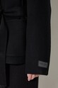 Kenzo kurtka wełniana Double Face Workwear Jacket FE62VE2559WA.99 czarny