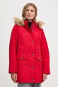 Пуховая куртка Pepe Jeans CLEMENTINE с утеплением красный PL402435