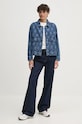Pepe Jeans kurtka jeansowa LOA JACQUARD PL402483 niebieski AW24