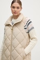 Barbour vesta Leverton Puffer Gilet bej LGI0171