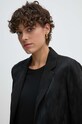 Sisley blazer din amestec de in negru 23MELW02A