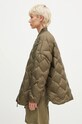 New Balance kurtka puchowa Pinnacle Bomber WJ43503DMO zielony AW24