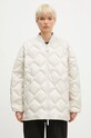 New Balance kurtka puchowa Pinnacle Bomber bez kaptura beżowy WJ43503MBM
