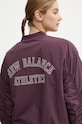 Bomber bunda New Balance přechodné fialová WJ43511PLN