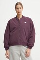Îmbrăcăminte New Balance geaca bomber WJ43511PLN violet