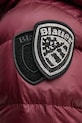 Péřová bunda Blauer 24WBLDK03040 burgundské