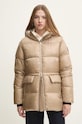Péřová bunda MOOSE KNUCKLES Whitney 3Q s podšívkou béžová M34LJ186