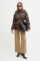 Pernata jakna Twinset 242TT2381 smeđa AW24