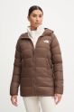 The North Face geaca de puf Hyalite cu captuseala maro NF0A7Z9R1OI1