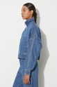 adidas Originals kurtka jeansowa bawełniana niebieski IW5762