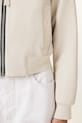 Îmbrăcăminte AllSaints geaca de piele ORTEN BOMBER JACKET W072LB alb