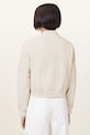 AllSaints geaca de piele ORTEN BOMBER JACKET alb W072LB
