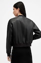 Îmbrăcăminte AllSaints geaca de piele ORTEN BOMBER JACKET W072LB negru