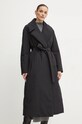Пальто BOSS 50524452 чорний AW24