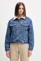 Guess Jeans kurtka jeansowa oversize niebieski W4BN64.D5CC3
