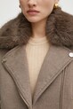 Куртка с примесью шерсти Guess NANCY W4BL30.WGJG2 бежевый