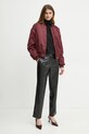 Guess geaca bomber AURORE W4BL48.WGKK2 burgundia NC24