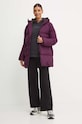 Jack Wolfskin kurtka puchowa Kirschallee A60213 fioletowy AW24