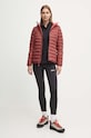 Páperová športová bunda Jack Wolfskin Passamani A61833 burgundské AW24